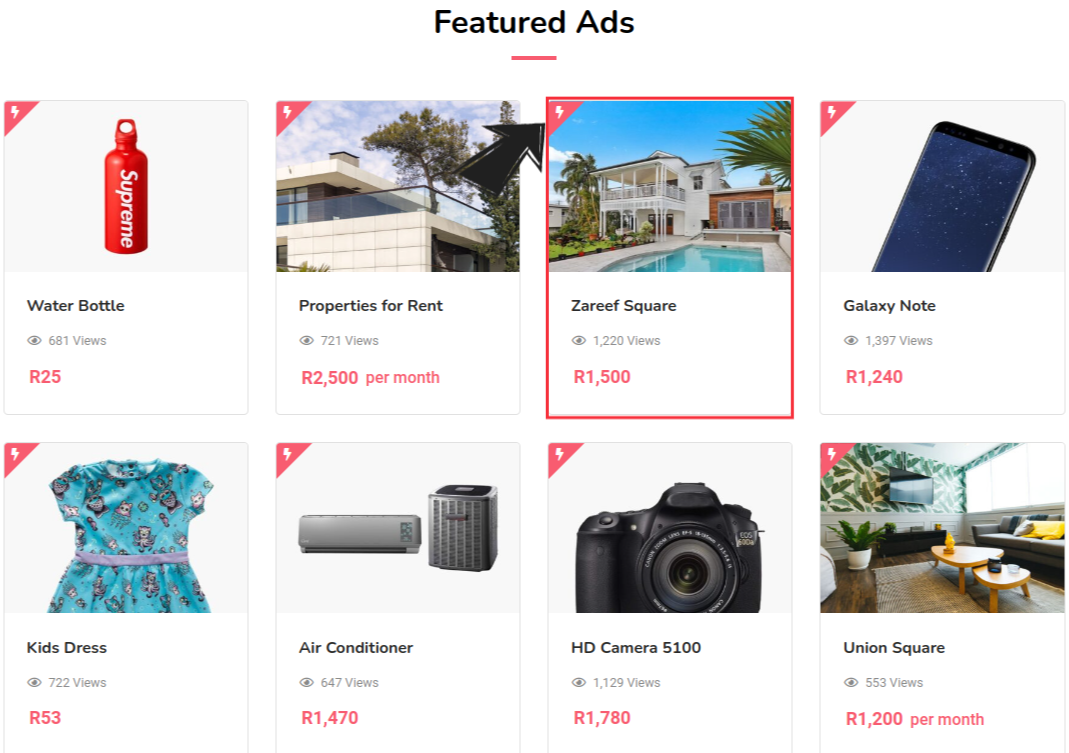 How to Sell Fast 1 Featured Ad Homepage