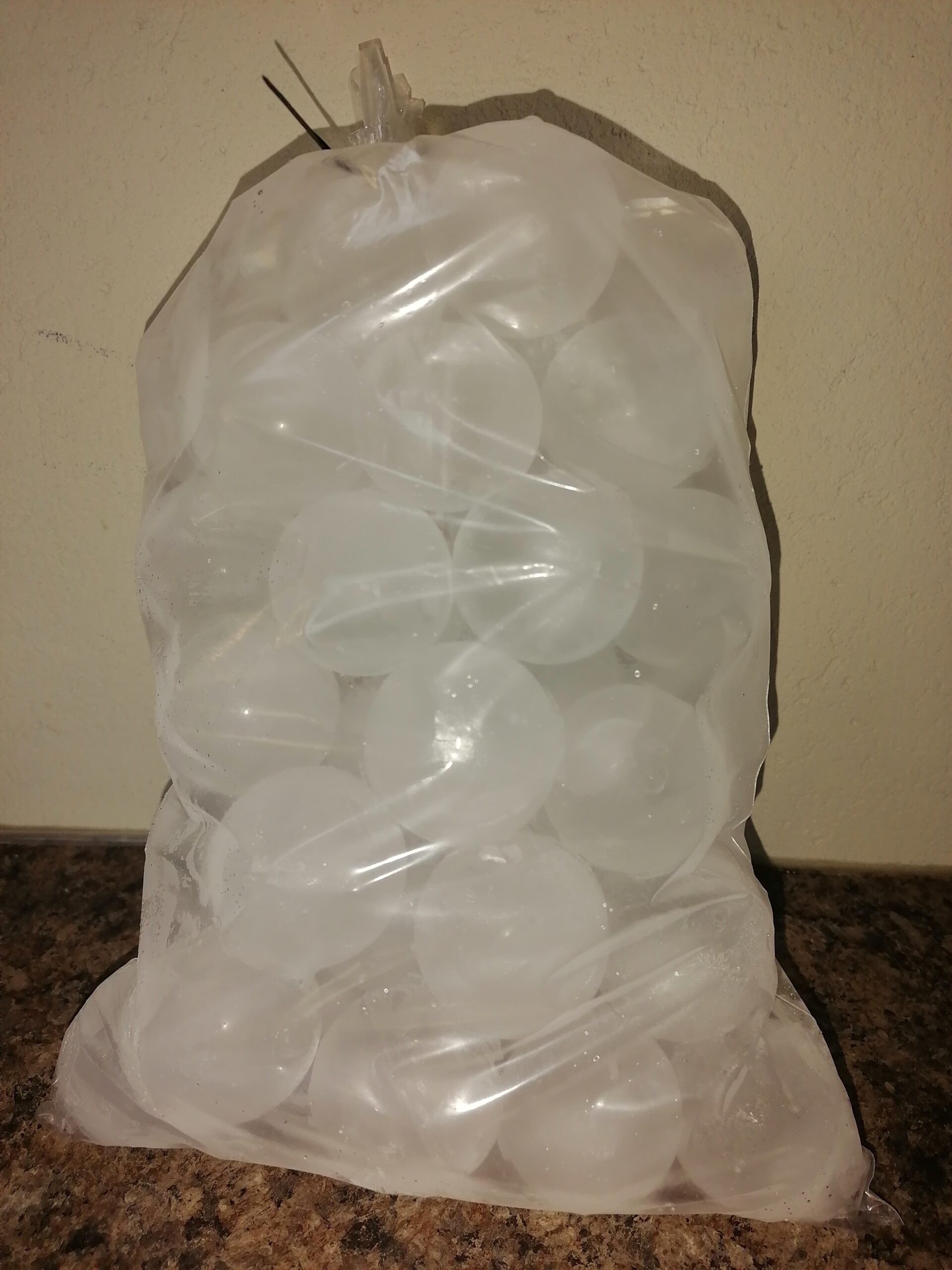 Spherical ice