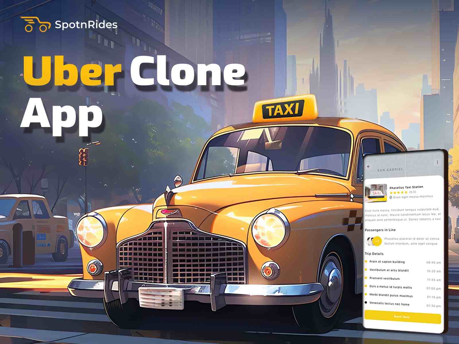 Enhance Your Taxi Operations with a Robust Uber Clone App Solution.