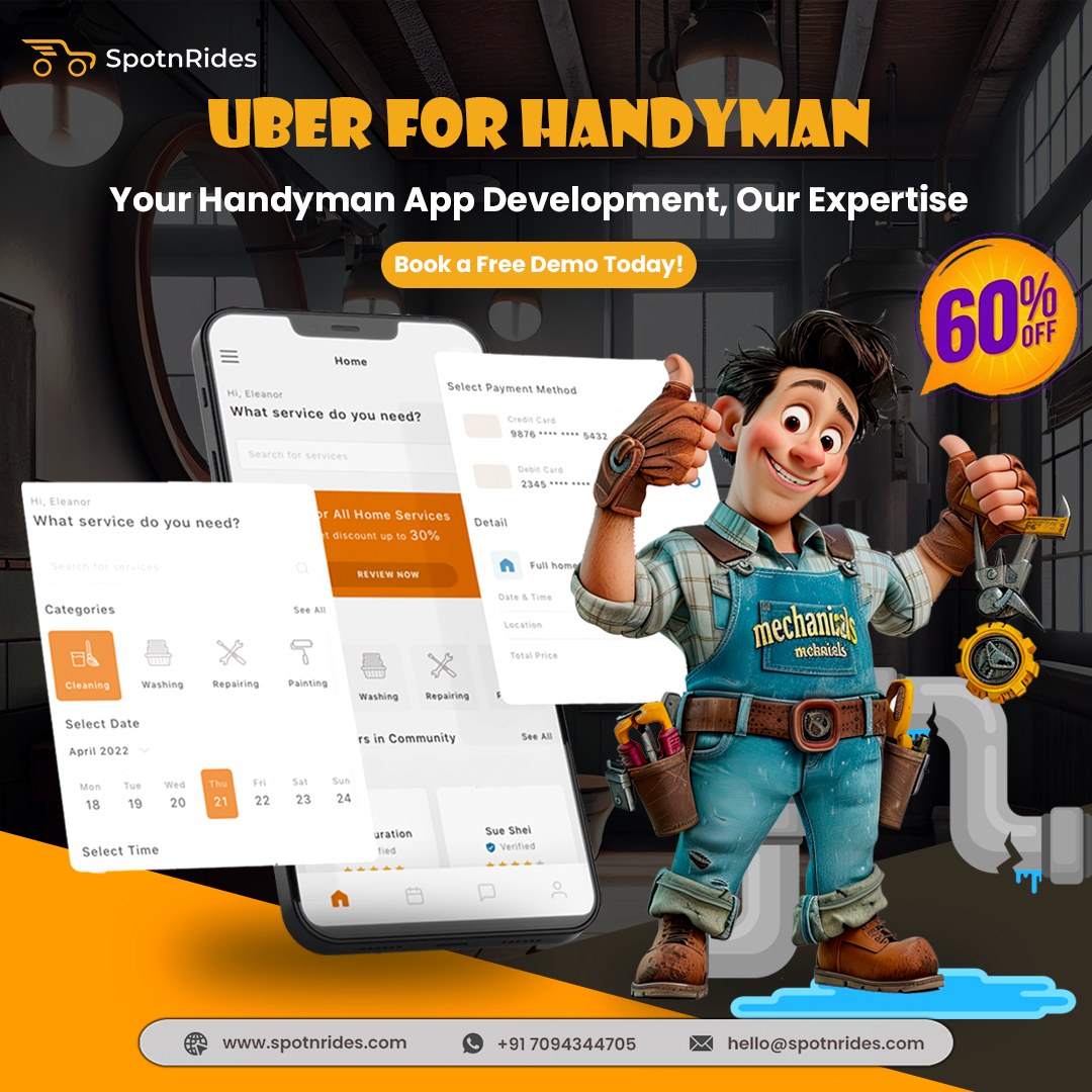 Launch an On-Demand Handyman Business with Uber Features
