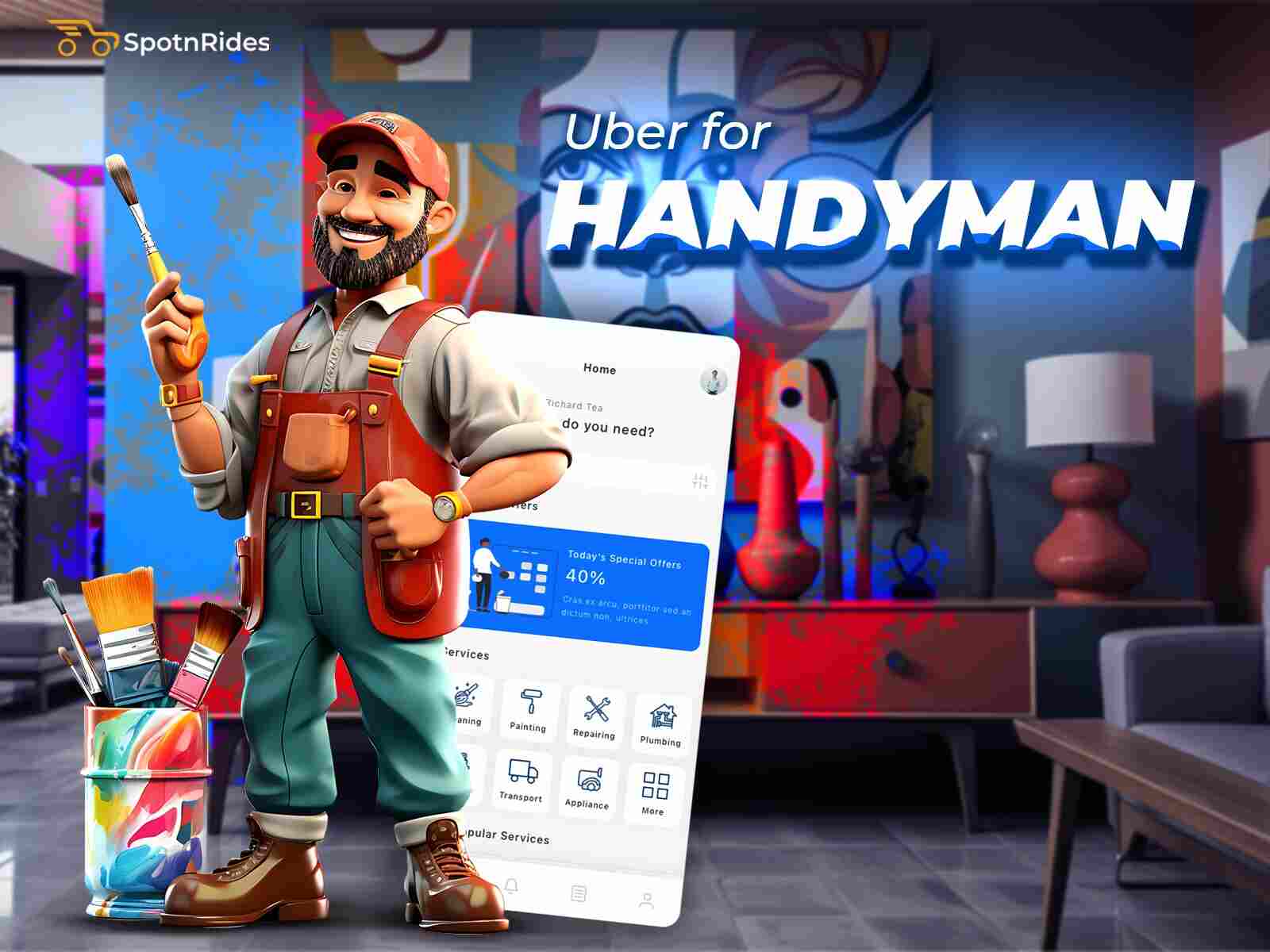 Launch an On-Demand Handyman Business with Uber Features
